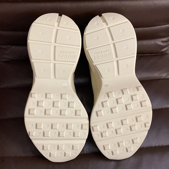 The North Face X Gucci limited edition rhyton leather logo monogram sneakers NWB - Picture 6 of 8